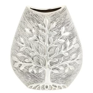 Tree of Life Wide Vase Champagne Small