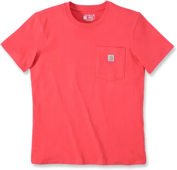 Carhartt Loose Fit Heavyweight K87 Pocket Ladies T-Shirt, red, Size L for Women