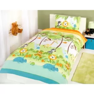 Rapport Home Furnishings Rapport Home Jungle Boogie Duvet Set Multi Toddler