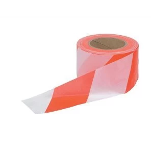 5 Star Office Barrier Tape in Dispenser Box 72mm x 500m Red and White