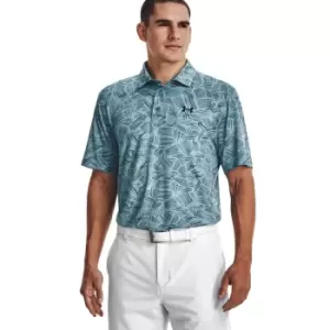 Under Armour Playoff 3.0 Printed Polo Still Water/Blue XL