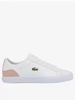 Lacoste Lerond Baseline Trainers, White, Size 3, Women