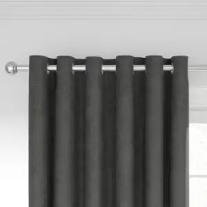 Nalu Nicole Scherzinger Kalo Lined Curtains 90" x 90", Charcoal