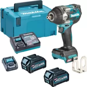 Makita TW008G 40v Max XGT Cordless Brushless Impact Wrench 2 x 2.5ah Li-ion Charger Case