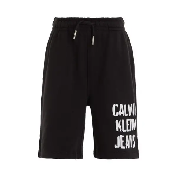 Calvin Klein Jeans Pixel Logo Relaxed Shorts Juniors - Black One Size