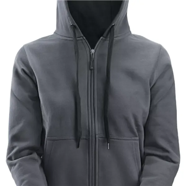 Snickers Womens Zip Hoodie - Steel Grey - XS