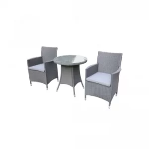 Cannes Ebony 2 Seater Bistro Set