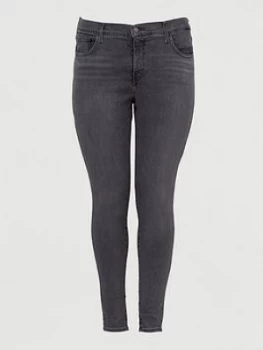 Levis Plus 310 Plus Shaping Super Skinny Jeans - Grey