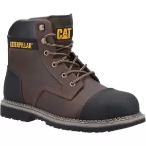 Caterpillar Mens Powerplant S3 Safety Boots (13 UK) (Brown) - Brown