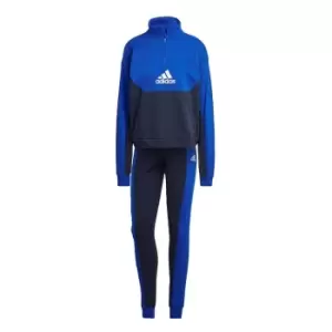 adidas Half-Zip and Tights Tracksuit Womens - Blue