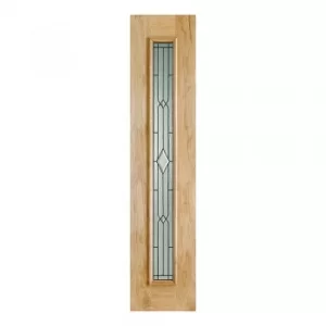 LPD External Oak Glazed Leaded Sidelight