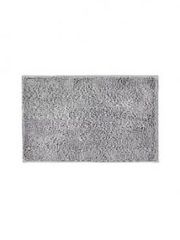 Hotel Collection Luxury Supersoft Bathmat - Silver