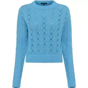 French Connection Karli Mozart Crew Neck Jumper - Blue