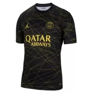 Air Jordan Paris Saint Germain Fourth Shirt 2023 2024 Adults - Black