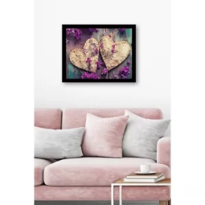 SC0797 Multicolor Decorative Framed MDF Painting