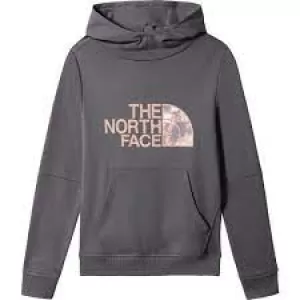 The North Face Girl's Drew Peak Hoodie - Vanadis Grey - 7-8 Years