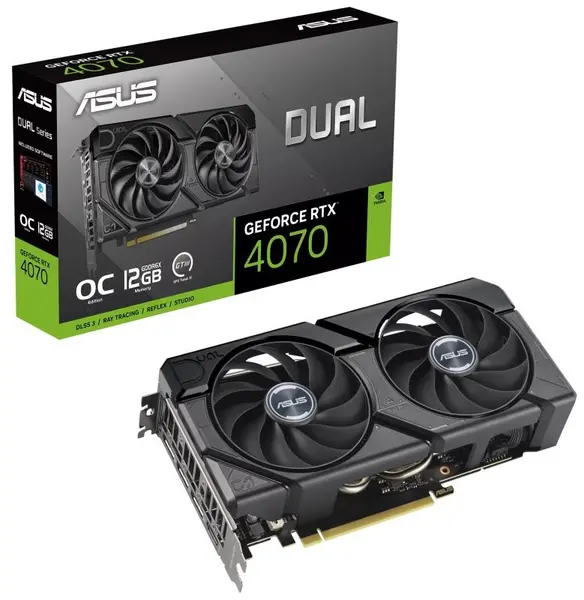 ASUS GeForce RTX 4070 12GB DUAL EVO OC Edition Graphics Card