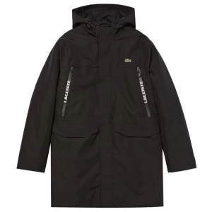 Lacoste Hooded Parka Jacket - Black 031