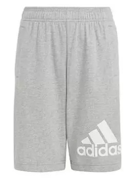 adidas Sportswear Junior Essentials Big Logo Short, Grey, Size 7-8 Years