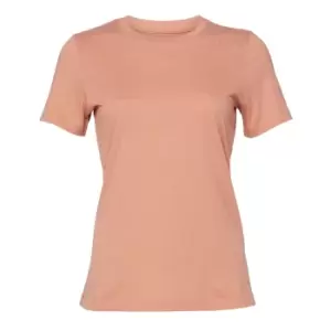 Bella + Canvas Womens/Ladies Jersey Short-Sleeved T-Shirt (M) (Terracotta)