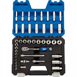 Draper Expert 42 Piece 3/8" Drive Hex Socket Set Metric 3/8"