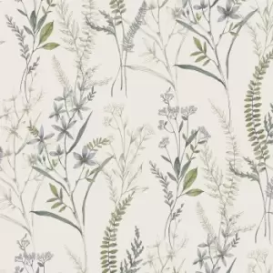 Fresco Jasmin Fern Wallpaper