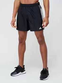 adidas Performance Short Length Colourblock 3-Stripes Swim Shorts - Black/Grey, Size XL, Men