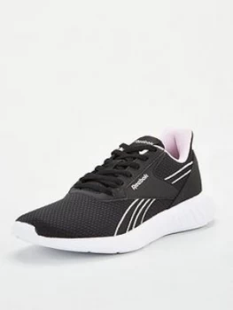 Reebok Lite 2.0, Black/White/Pink, Size 6, Women