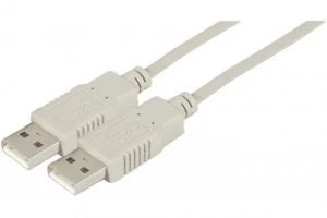 5m USB 2.0 A M To M Grey Cable