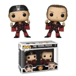 New Japan Pro-Wrestling Bullet Club Young Bucks Pop! Vinyl Figure 2-Pack