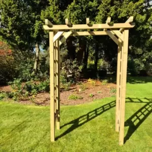 Hawthorn 4 Foot Rose Arch, Wood