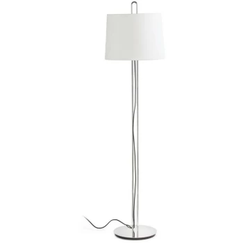 Faro MONTREAL - Floor Lamp Round Tappered Shade Beige, E27