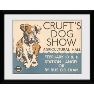 Transport For London Crufts 12" x 16" Framed Collector Print