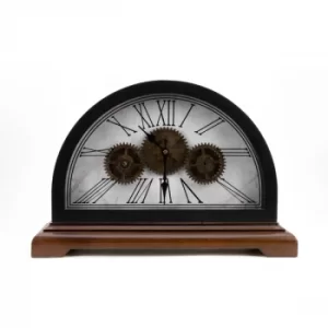 WM WIDDOP Dome Mantel Clock with Moving Gears