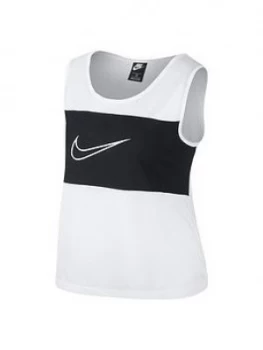 Nike NSW Mesh Tank Top (Curve) - White, Size 18-20=1X, Women