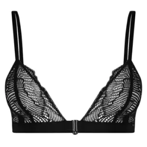 CALVIN KLEIN Lace Triangle Bra - Black