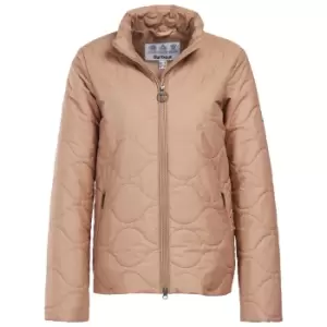 Barbour Womens Bindweed Quilted Jacket Dk Oyster 12