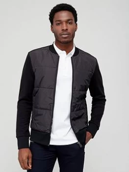 Boss Skiles 42 Padded Sweat Jacket - Black