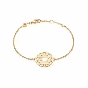 Daisy London Jewellery Heart Chakra Chain Bracelet 18Ct Gold Plate