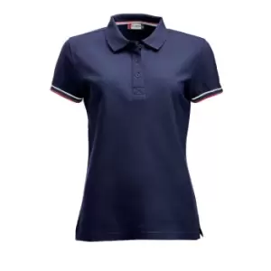 Clique Womens/Ladies Newton Polo Shirt (XL) (Dark Navy)