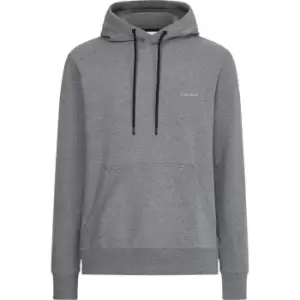 Calvin Klein Small Logo Hoodie - Grey