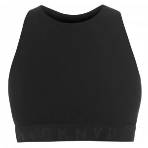 DKNY Litewear Ribbed Bralette - Black B7P