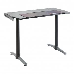 X Rocker Panther Gaming Desk - Black & Grey