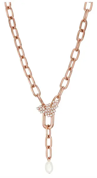 Emporio Armani EGS2963221 Womens Necklace Rose Gold-Tone Jewellery