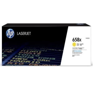 HP 658X Yellow Laser Toner Ink Cartridge