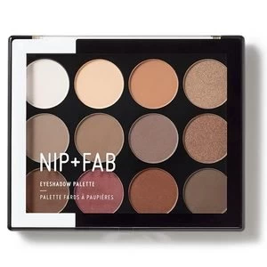 NIP+FAB Make Up Eyeshadow Palette 12g Sculpted 1 Multi