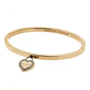 Ladies Michael Kors PVD Gold plated Push Button Bangle MKJ5037710