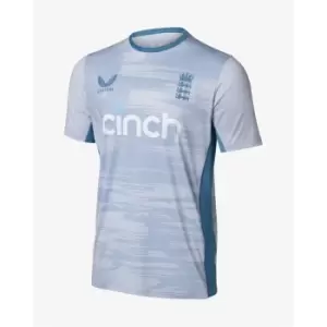 Castore England Cricket Junior Boys Shirt - Blue