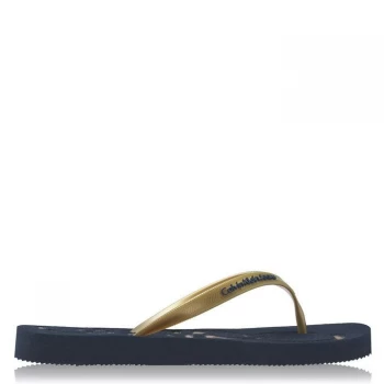 Calvin Klein Jeans Flip Flop - Indigo/Gold