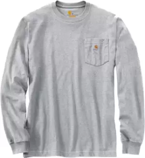 Carhartt Workwear Pocket Longsleeve Shirt, grey, Size L, grey, Size L